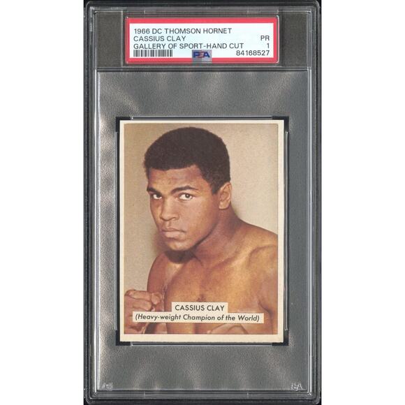 1966 DC Thompson Hornet Cassius Clay PSA Boxing Muhammad Ali Greatest Champ - Picture 1 of 4